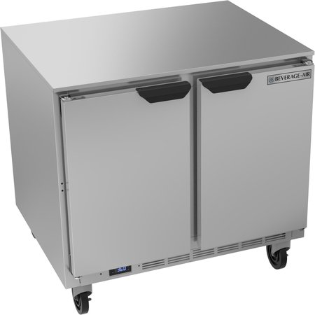 Beverage-Air Undercounter Freezer, Two Section, 8.69 cu ft., 36" W,  UCF36AHC